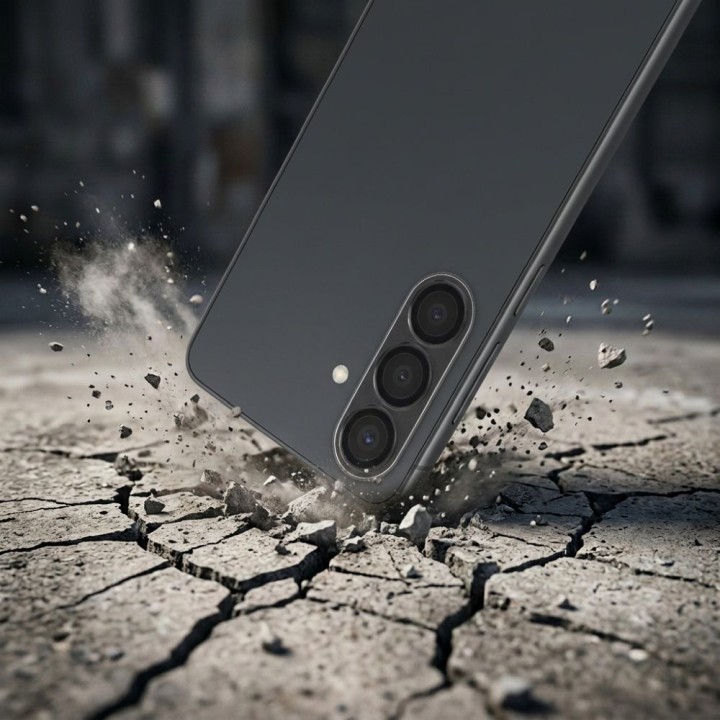 Закаленное стекло на камеру для Samsung S26 AR+AF Full Metal черное