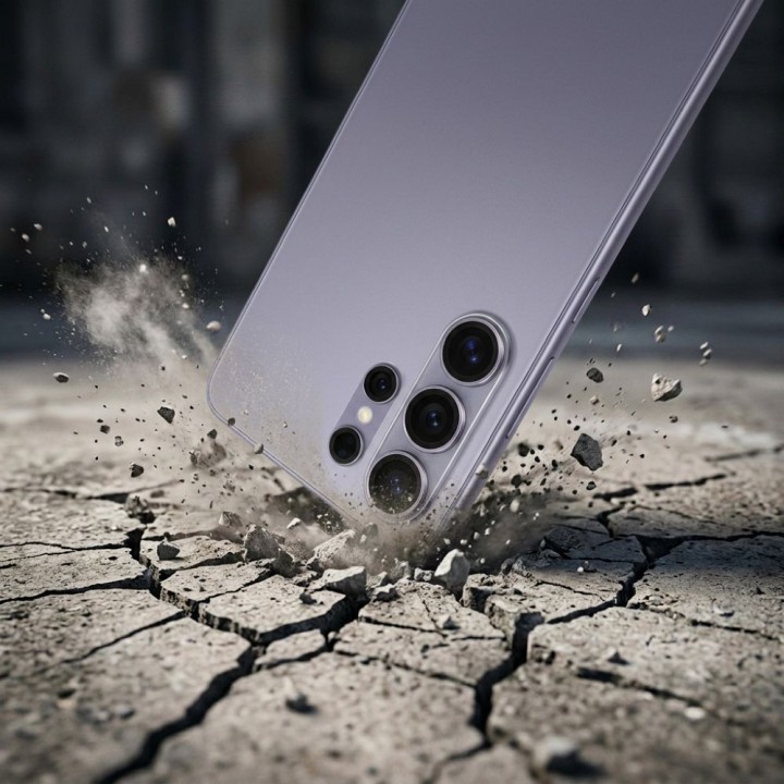 Tempered camera glass for Samsung S26 ULTRA AR+AF Full Metal purple