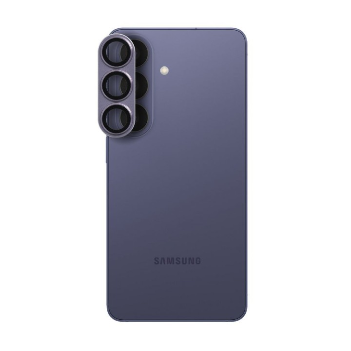 Закаленное стекло на камеру для Samsung S26 AR+AF Full Metal фиолетовое