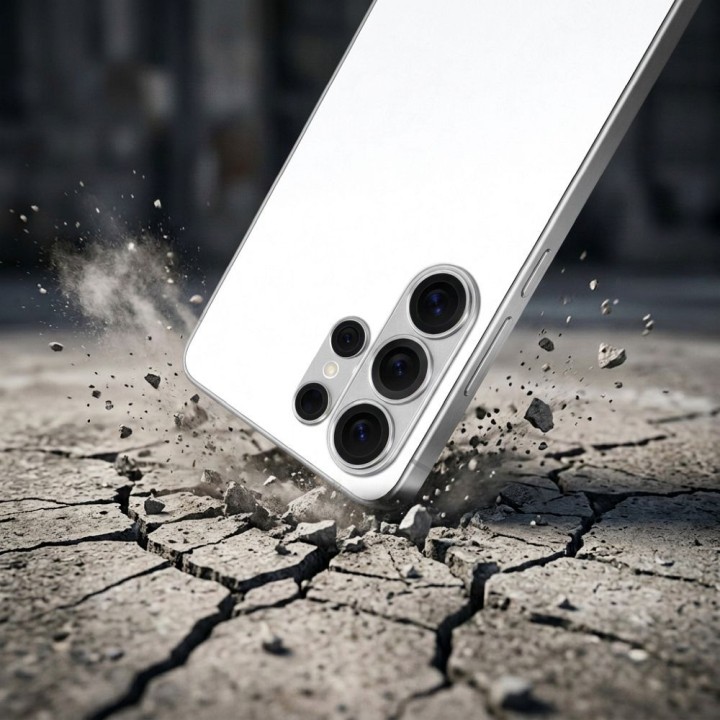 Tempered camera glass for Samsung S26 ULTRA AR+AF Full Metal silver