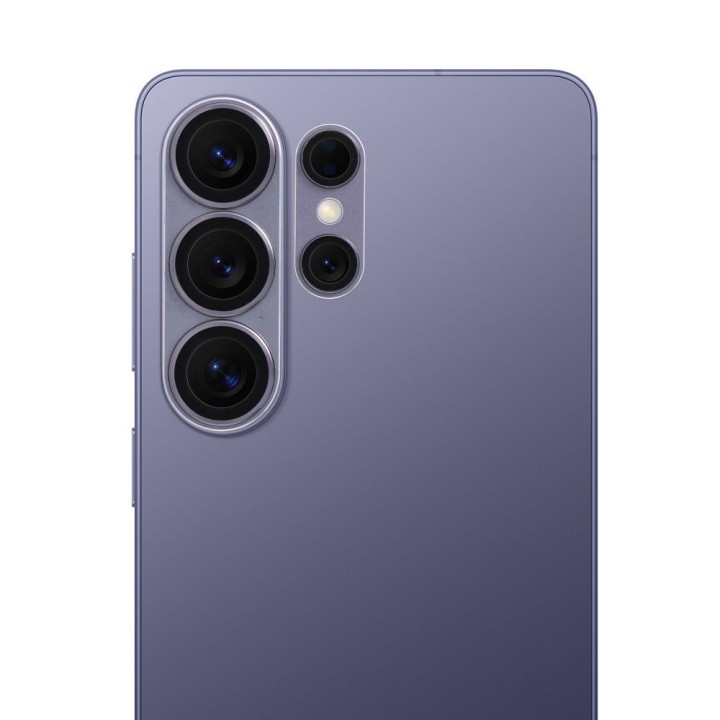 Загартоване скло на камеру для Samsung S26 ULTRA AR+AF Full Metal фіолетове