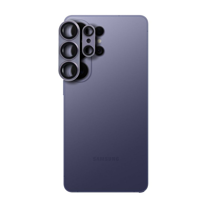 Szkło hartowane na aparat do Samsung S26 ULTRA AR+AF Full Metal fioletowe