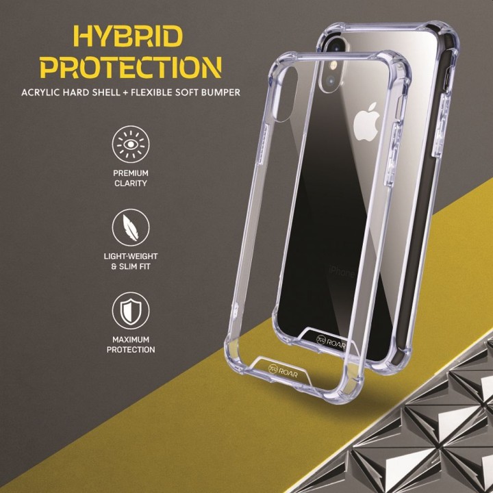 ROAR futerał ARMOR do IPHONE 15 transparentny