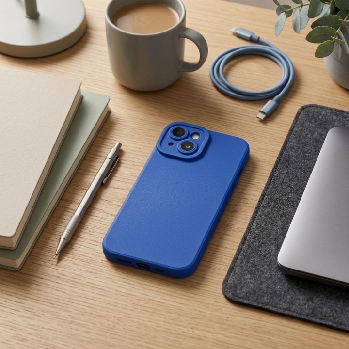 Case for iPhone 12 Matt 2.0 blue