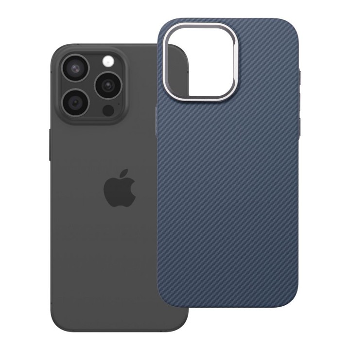 Чехол для iPhone 15 PRO MAX K-Look совместимый с MagSafe синий