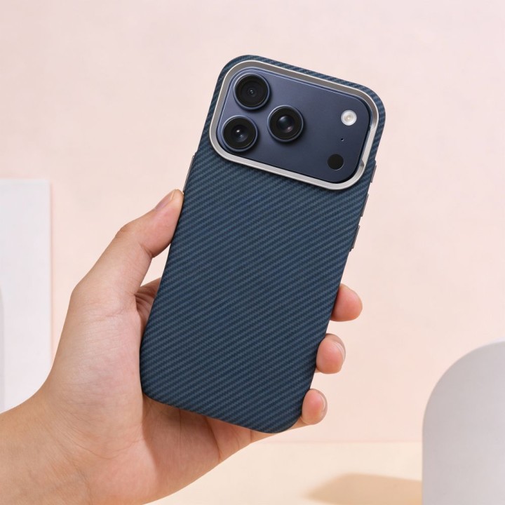 Чехол для iPhone 14 PRO K-Look совместимый с MagSafe синий