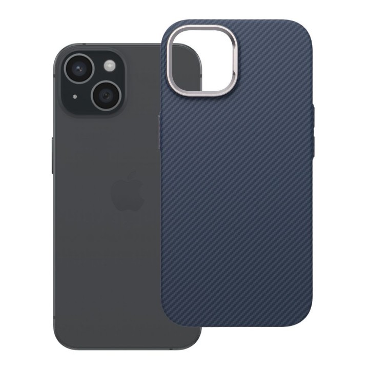 Case for iPhone 15 K-Look MagSafe compatible blue