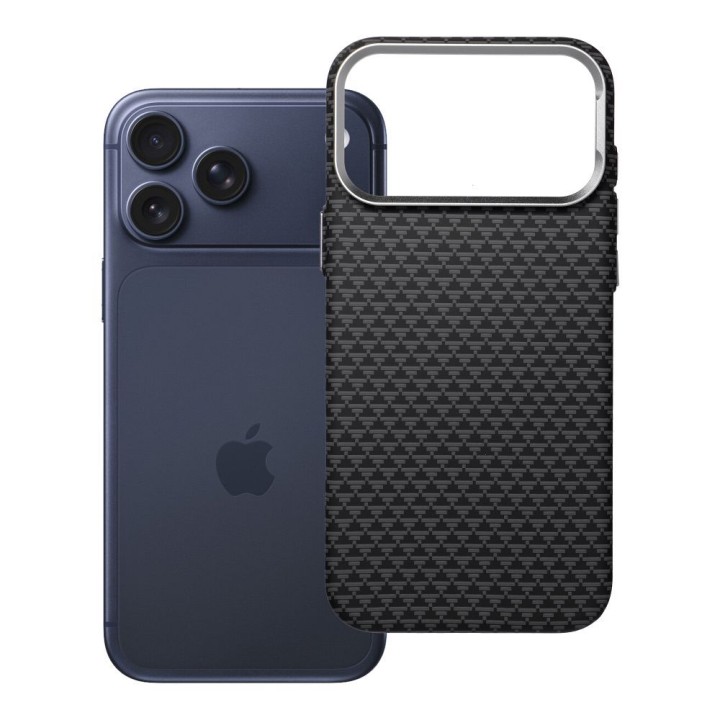 Case for iPhone 17 Pro Max / 18 Pro Max (low camera edge) K-Look compatible with MagSafe black v2