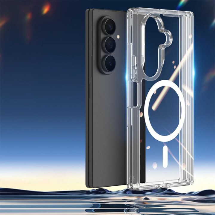 DUX DUCIS futerał CLIN MAG kompatybilny z MagSafe do SAMSUNG Z Fold 8 Ultra transparentny