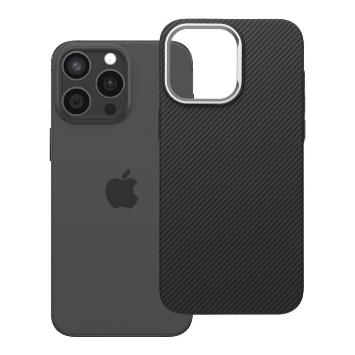 Case for iPhone 15 PRO MAX K-Look compatible with MagSafe black