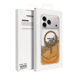 Etui na iPhone 16 Golden zgodne z MagSafe złote