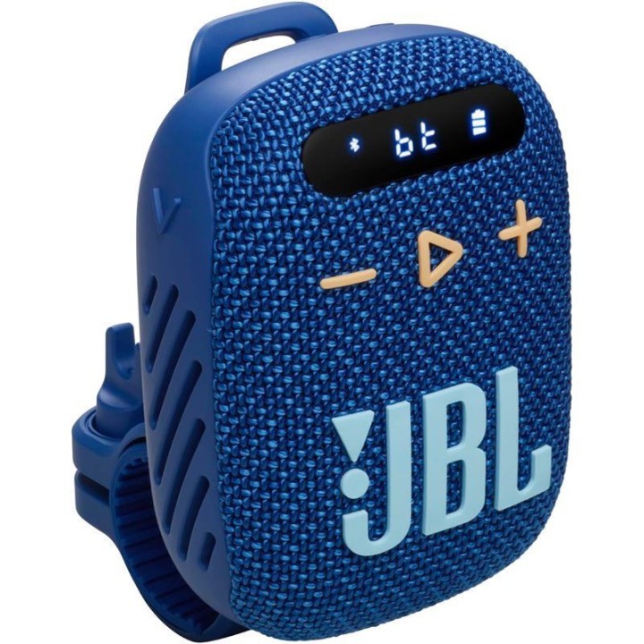 Wireless speaker JBL Wind 3 with handlebar holder blue