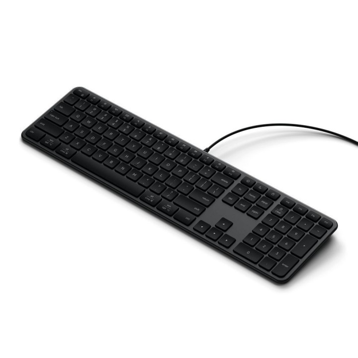 Клавіатура дротова USB A/USB C QWERTY Dual (Mac/Windows) Satechi Slim LX3 Wired czarrna