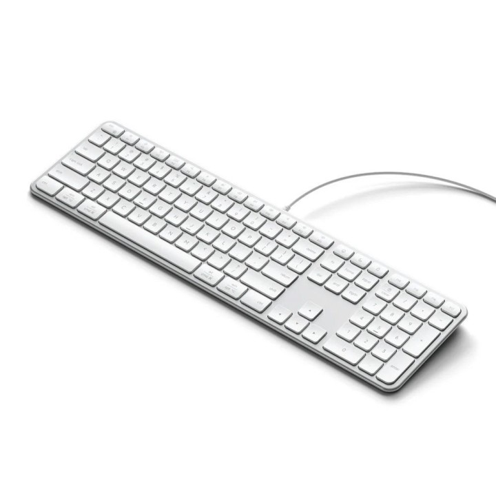 Keyboard wired USB A/USB C QWERTY Dual (Mac/Windows) Satechi Slim LX3 Wired grey