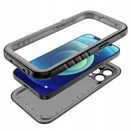 Case for iPhone 16 PRO Shellbox Dot waterproof MagSafe compatible black