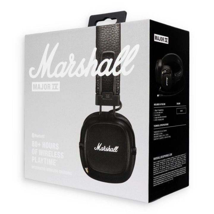 Wireless on-ear headphones Marshall Major IV black