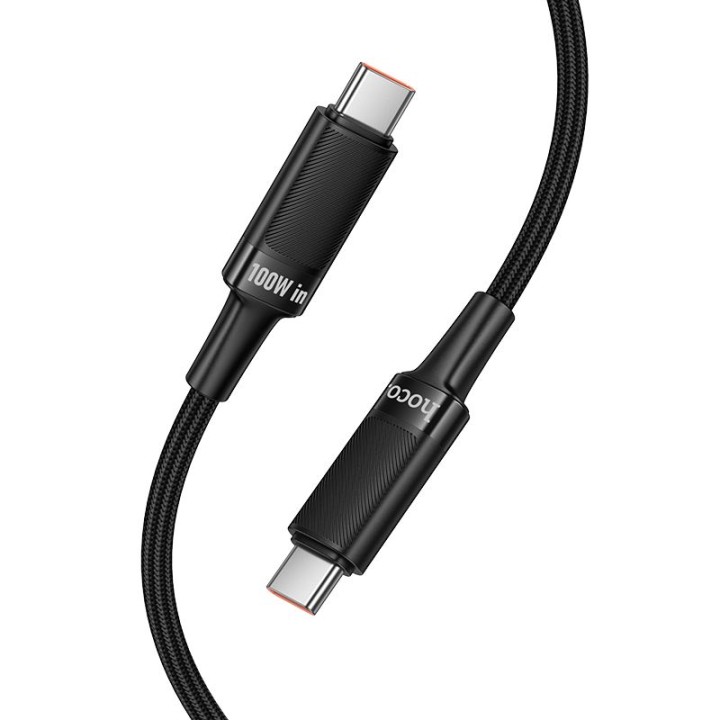 Cable USB C to USB C Hoco PD 5A 100W 1,2 m U153 Extreme black