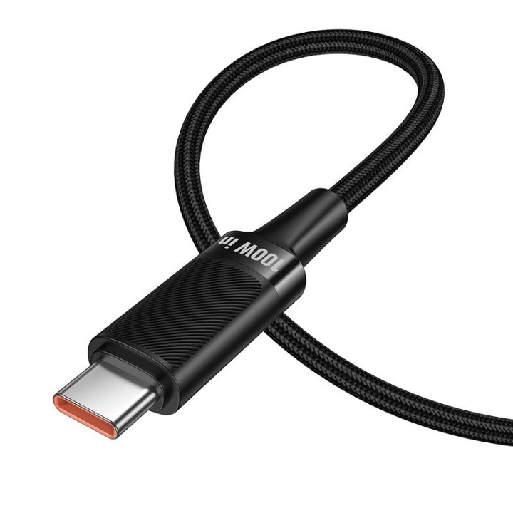 Kabel USB C do USB C Hoco PD 5A 100W 1,2 m U153 Extreme czarny