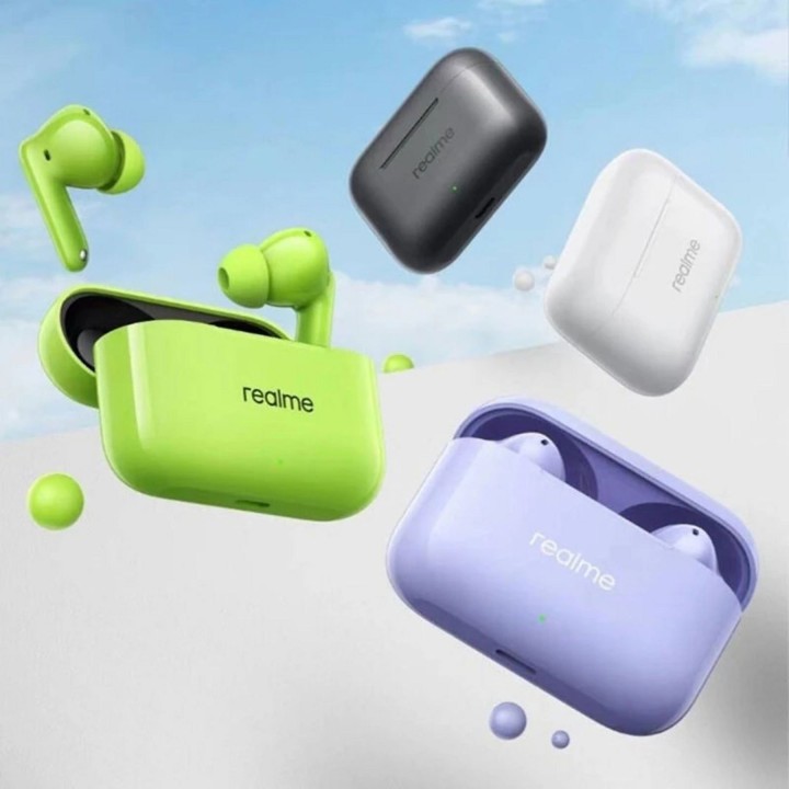 Беспроводные наушники вкладыши Realme Buds T200 фиолетовые