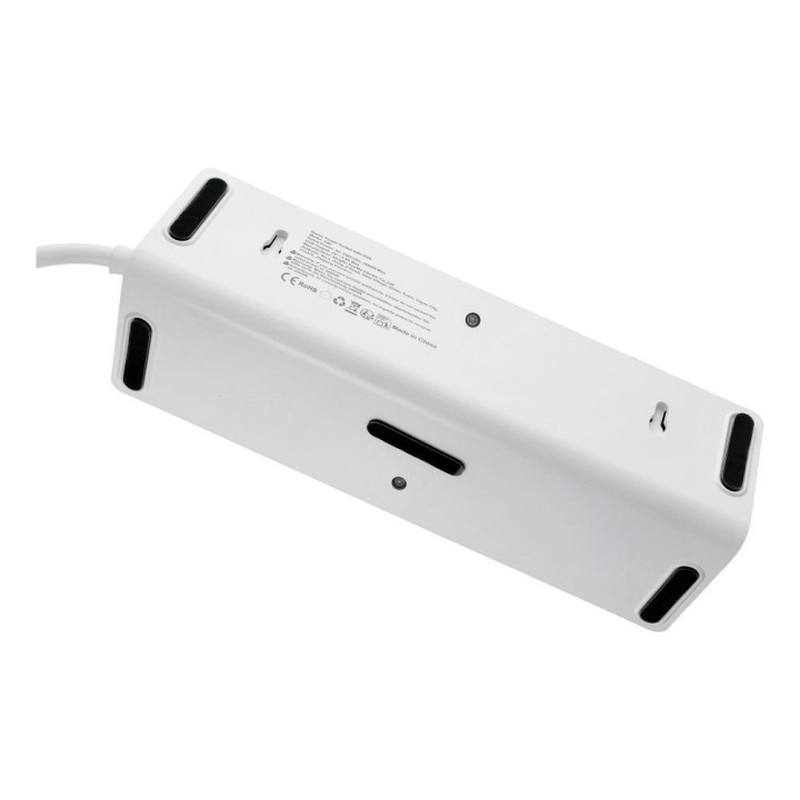 Сетевой фильтр с 4 розетками max 3680W портами 2x USB A, 2x тип C с кабелем питания 2m E42 белый