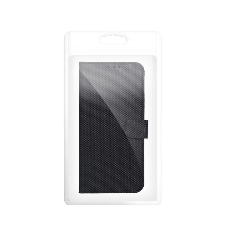 Чехол с клапаном для Motorola G17 POWER 4Card RFID противокражные tech fabric черный