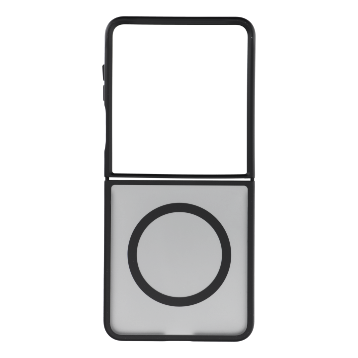 Чехол для Samsung Z Flip 8 4sF-S Acrylic совместимый с MagSafe черный