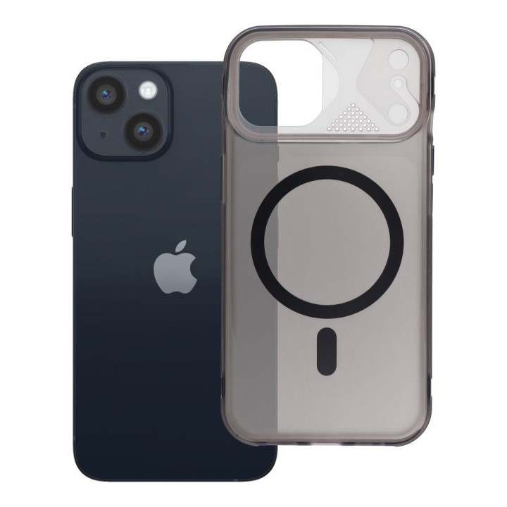 Чехол для iPhone 14 Aurora совместимый с MagSafe черный