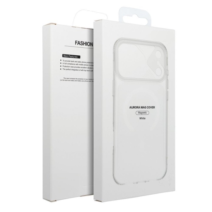 Etui na iPhone 13 Aurora zgodne z MagSafe białe