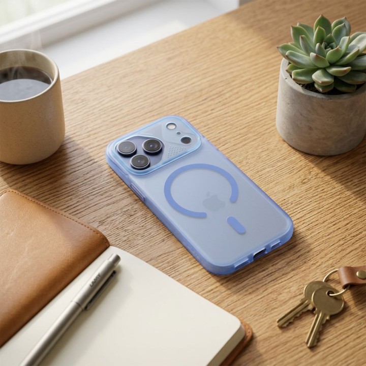Case for iPhone 17 Aurora MagSafe compatible blue