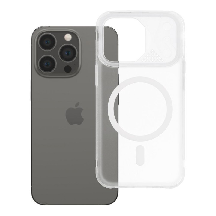 Чехол для iPhone 13 PRO Aurora совместимый с MagSafe белый