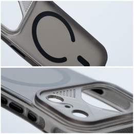 Case for iPhone 17 Pro max / 18 Pro Max (low camera edge) Aurora MagSafe compatible black