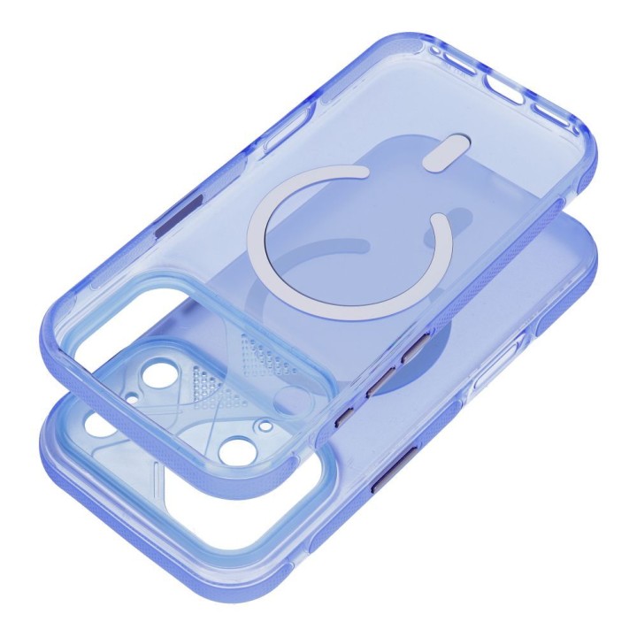 Case for iPhone 15 PRO Aurora MagSafe compatible blue