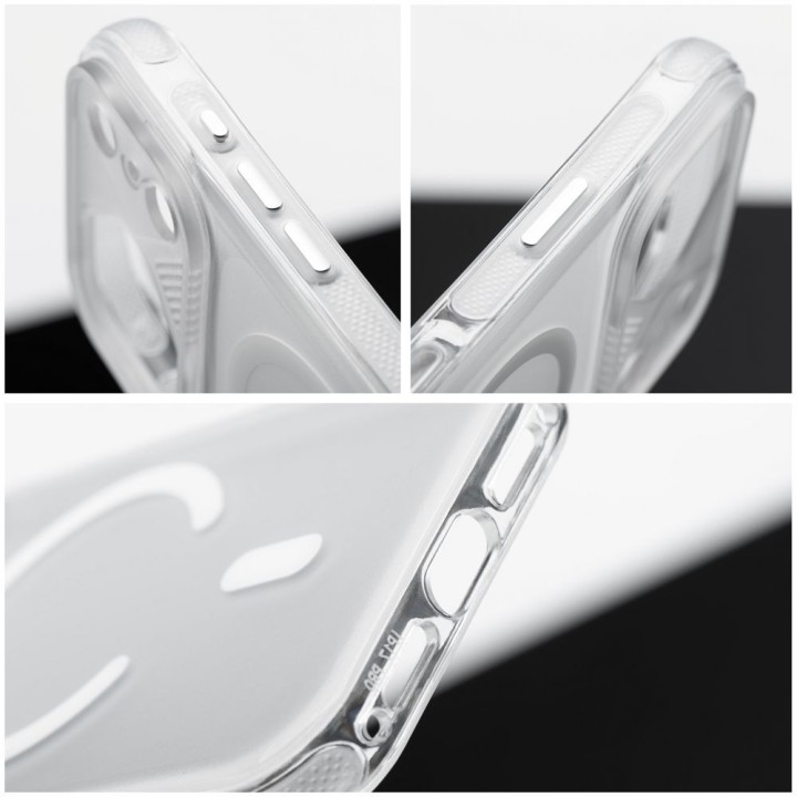 Etui na iPhone 14 Aurora zgodne z MagSafe białe