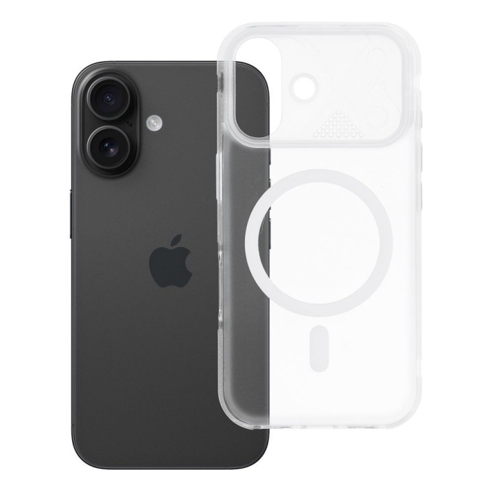Чехол для iPhone 16 Aurora совместимый с MagSafe белый