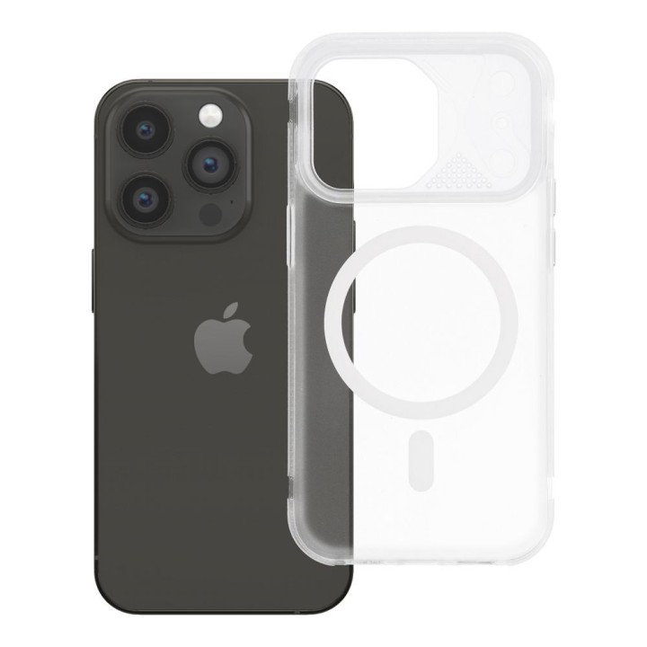 Чохол для iPhone 14 PRO Aurora сумісний із MagSafe білий