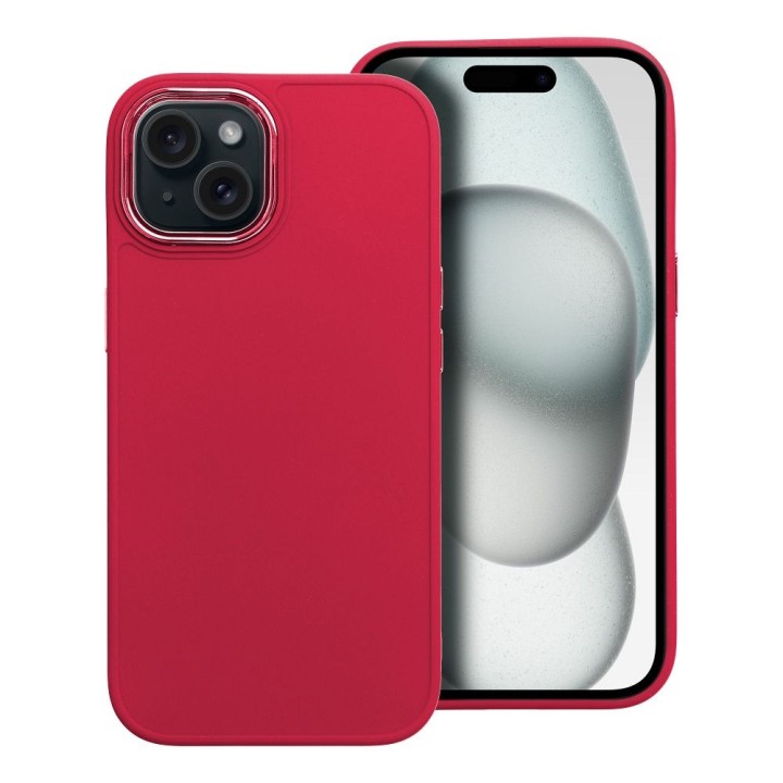Чехол для iPhone 15 Frame magenta