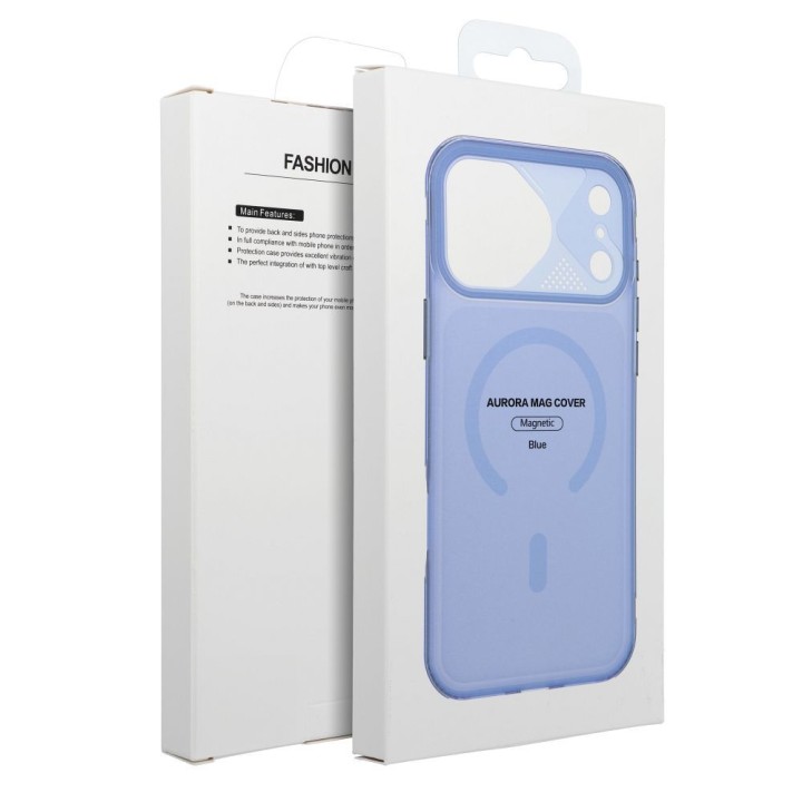 Case for iPhone 13 PRO Aurora MagSafe compatible blue