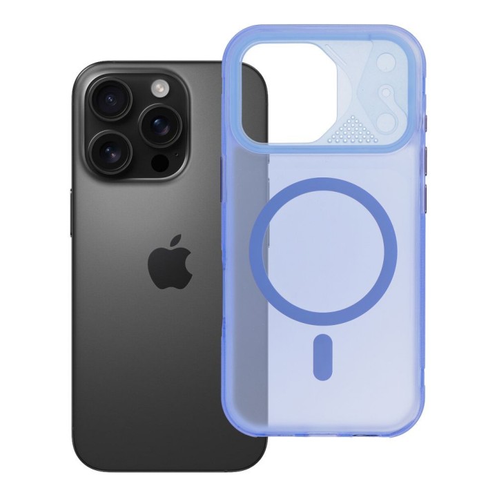Чохол для iPhone 16 PRO Aurora сумісний з MagSafe синій