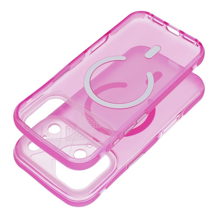 Case for iPhone 14 Aurora MagSafe compatible pink