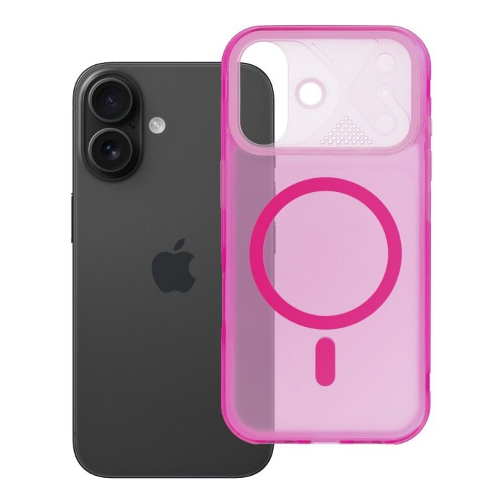 Case for iPhone 16 Aurora MagSafe compatible pink