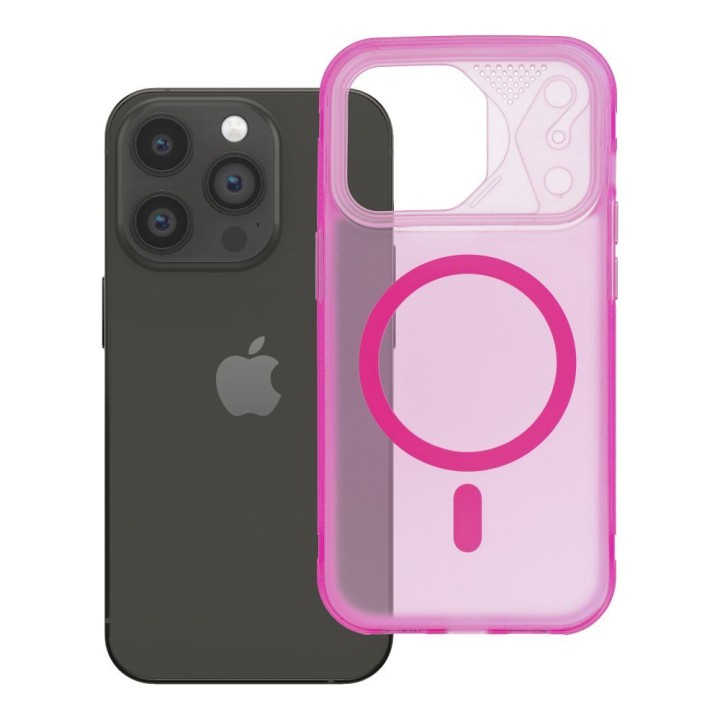 Case for iPhone 14 PRO Aurora MagSafe compatible pink