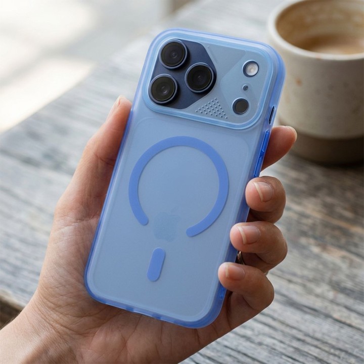 Чохол для iPhone 13 Aurora сумісний з MagSafe синій