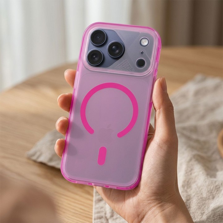 Case for iPhone 13 Aurora MagSafe compatible pink