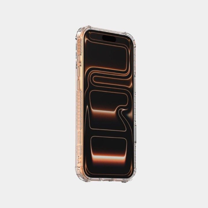 Case X-ONE Dropguard Pro compatible with MagSafe for iPhone 18 Pro Max / 17 Pro Max with glitter white 0INT