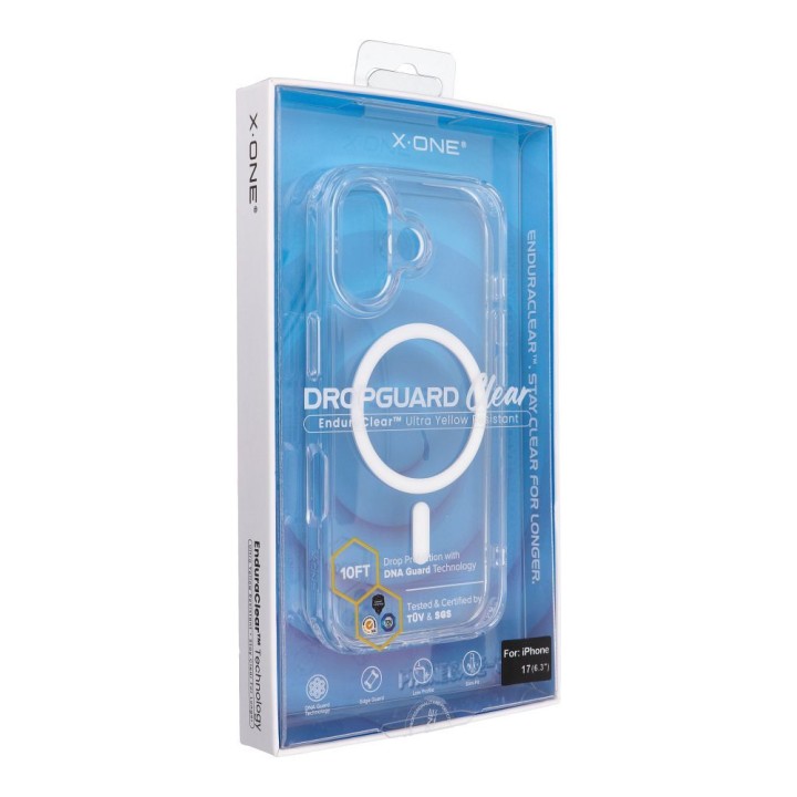 Чохол X-ONE Dropguard Clear сумісний із MagSafe для iPhone 17 прозорий 0INT