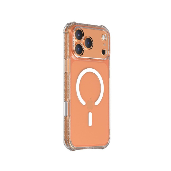 Case X-ONE Dropguard Pro compatible with MagSafe for iPhone 18 Pro Max / 17 Pro Max with glitter white 0INT