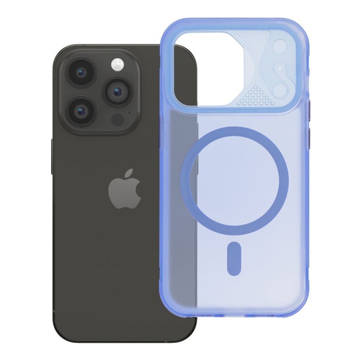 Чохол для iPhone 14 PRO Aurora сумісний із MagSafe синій
