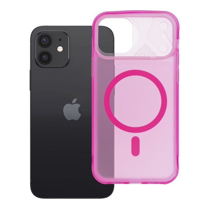 Чохол для iPhone 12 / 12 Pro Aurora сумісний із MagSafe рожевий