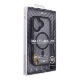 Чохол X-ONE Dropguard 2S сумісний із MagSafe для iPhone 17 чорний прозорий 0INT