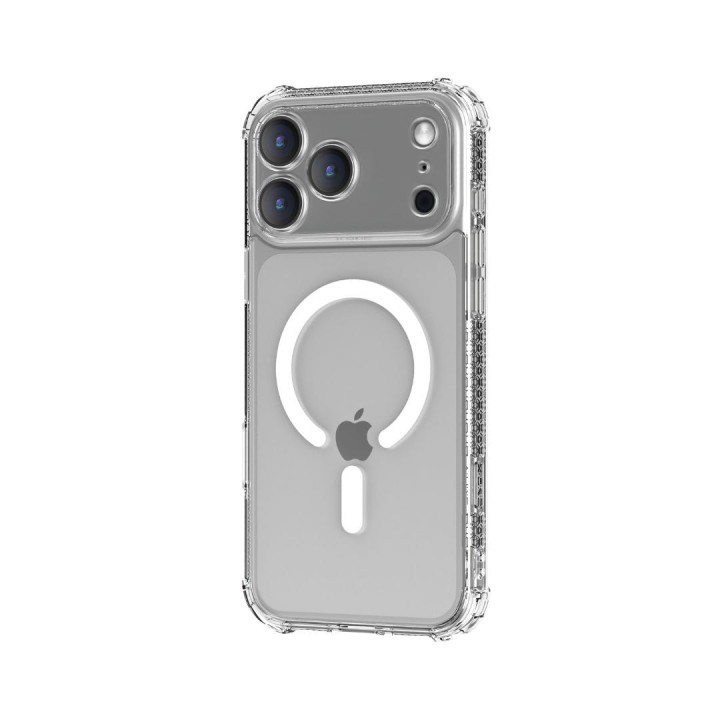 Case X-ONE Dropguard Pro compatible with MagSafe for iPhone 18 Pro Max / 17 Pro Max with glitter white 0INT
